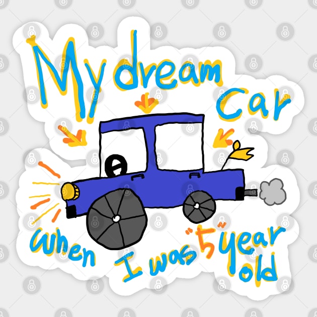 my dream car Sticker by zzzozzo